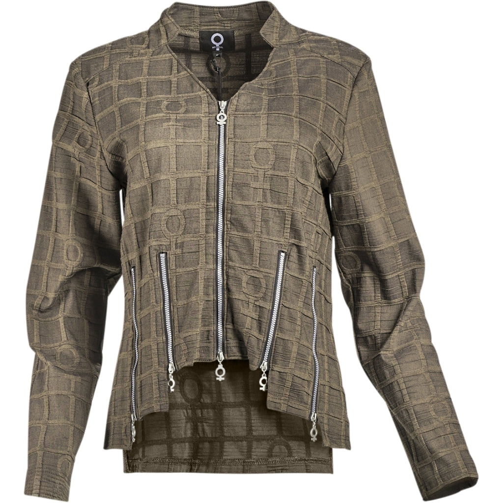 My Soul BUBBLE JACKET WITH ZIPPER DETAILS Jacket Army