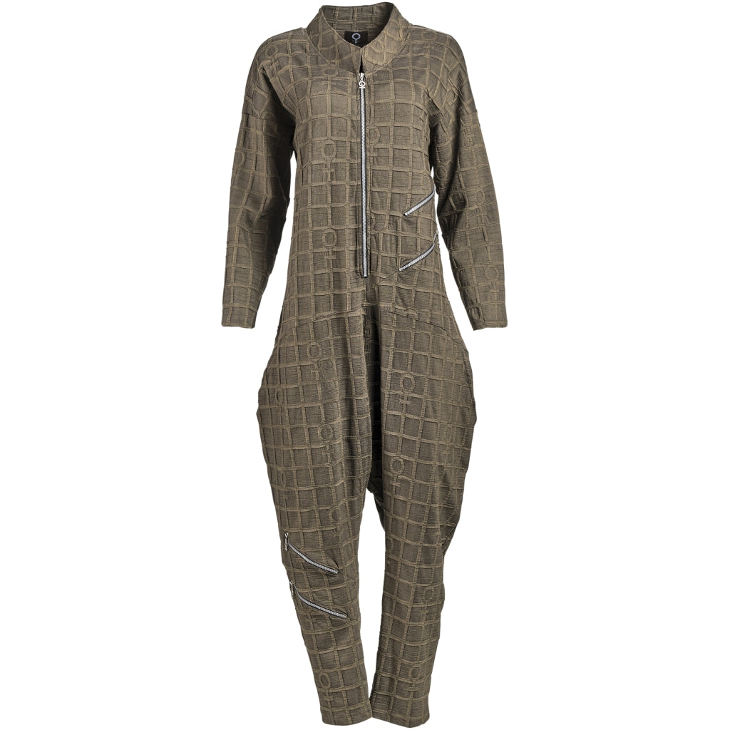 My Soul BUBBLE JUMPSUIT WITH ZIPPER DETAILS Jumpsuit Army