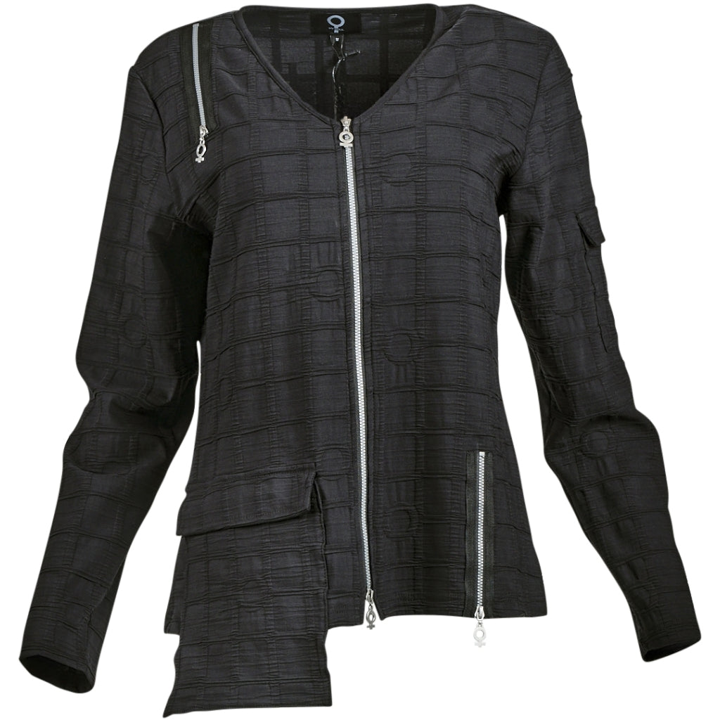 My Soul Bubble jacket with pocket and zipper details Jacket Black