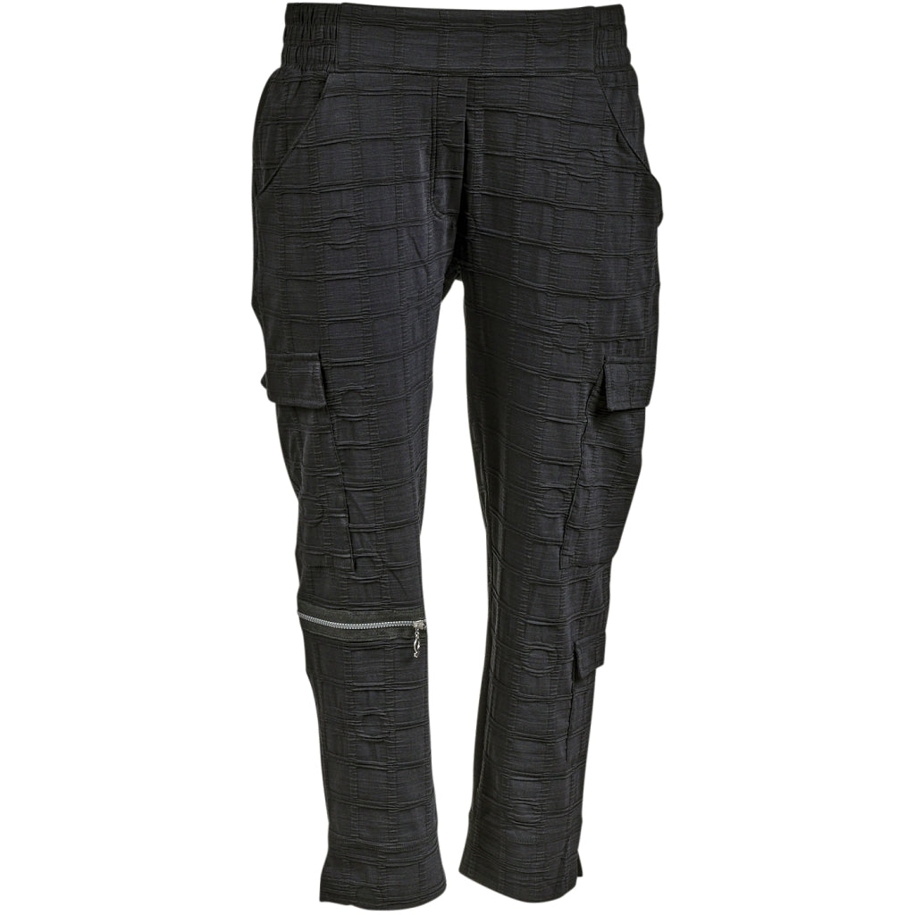 My Soul Bubble pants with zipper details Pants Black