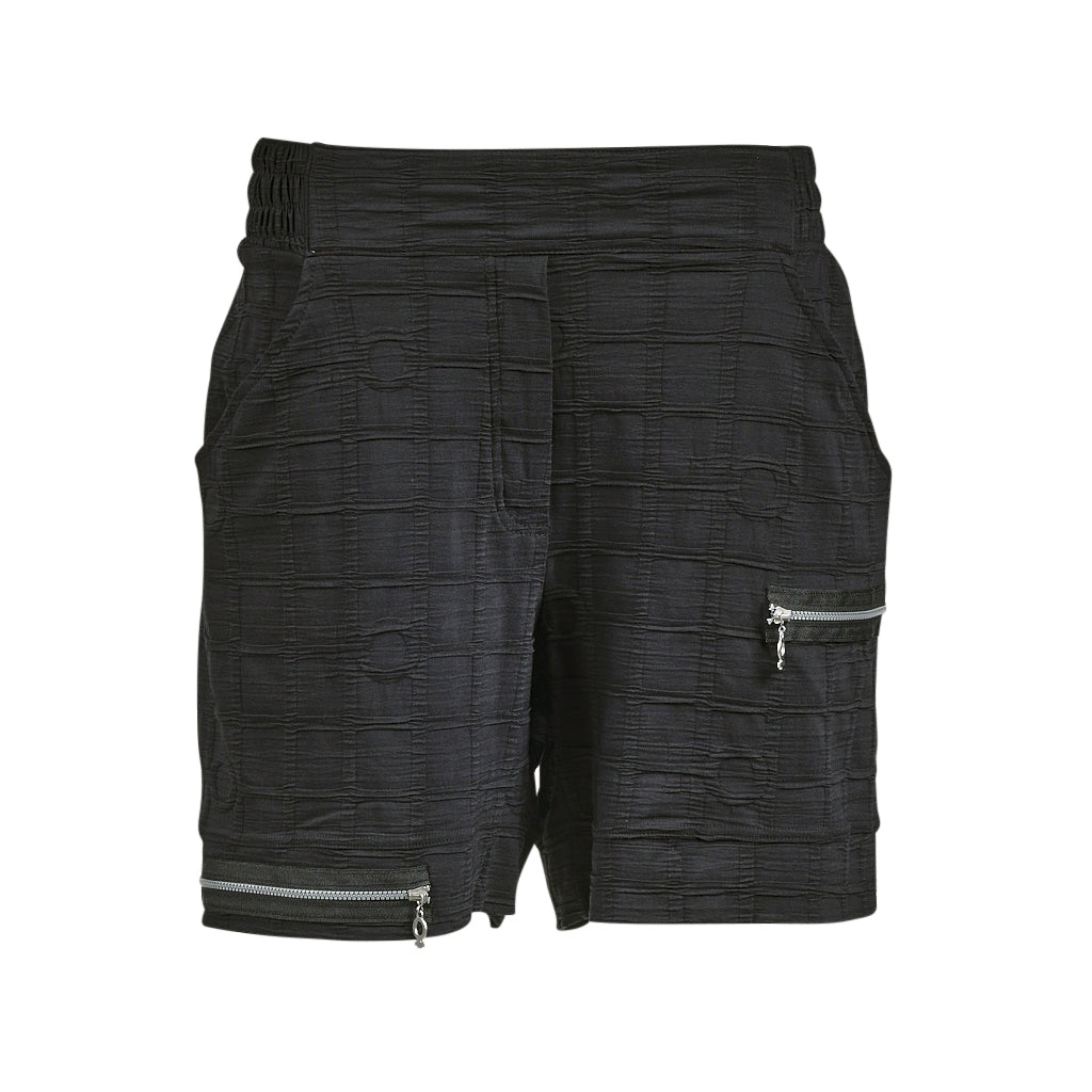 My Soul Bubble shorts with zipper details Pants Black