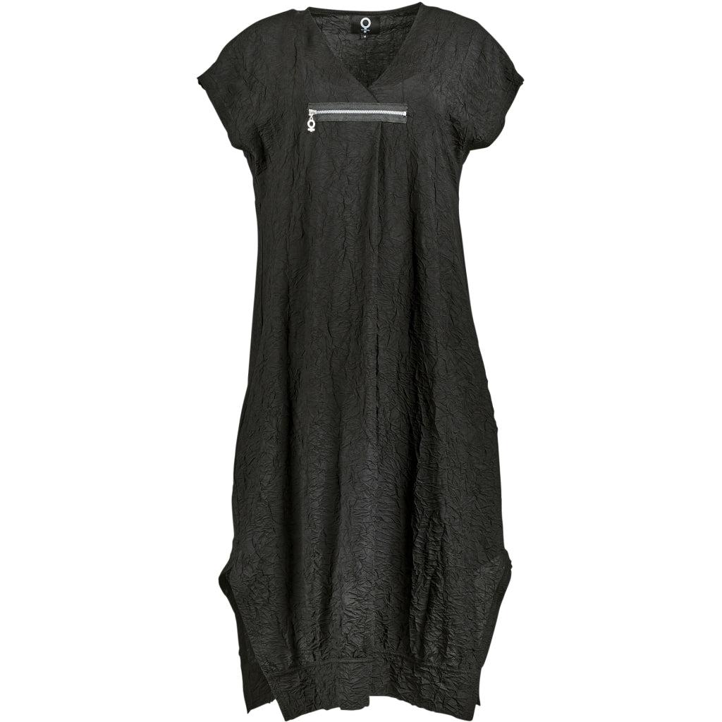 My Soul Cringle dress with zipper details Dress Black