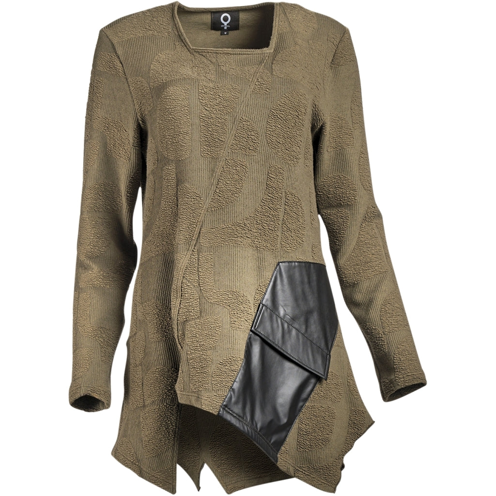 My Soul DOUBLE LONGSLEEVE T-SHIRT WITH DETAILS T-shirt Army