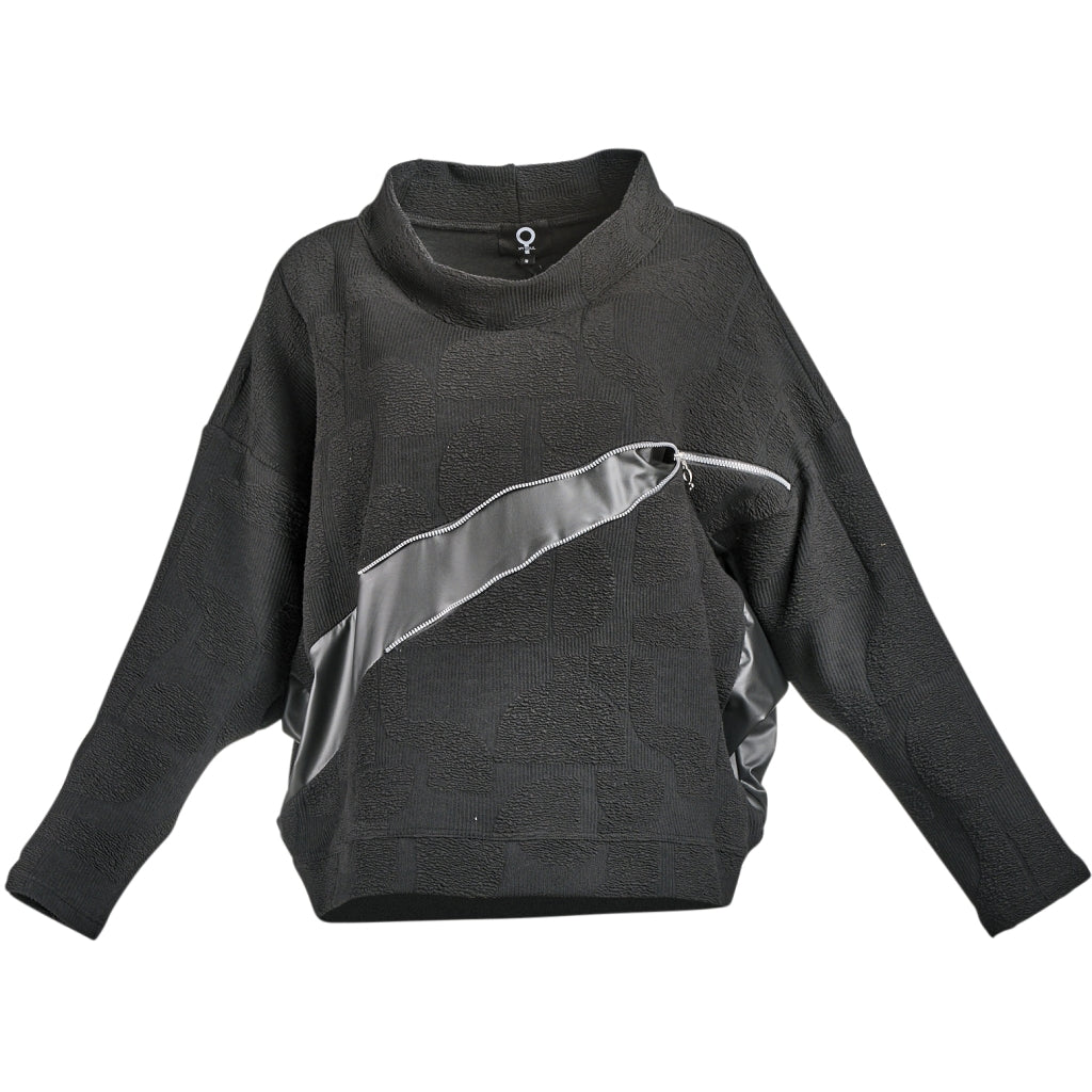 My Soul DOUBLE LONGSLEEVE T-SHIRT WITH ZIPPER T-shirt Black