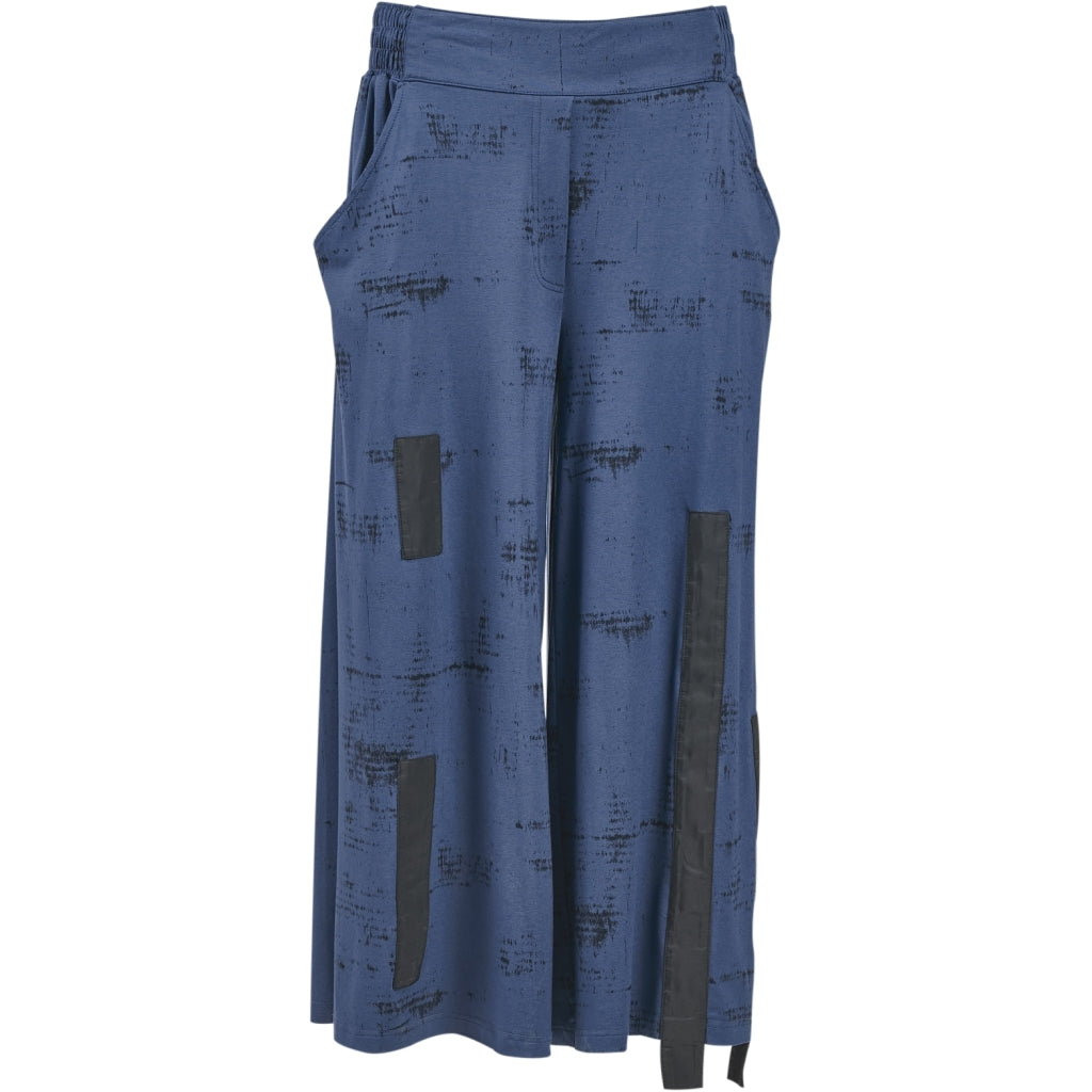 My Soul PRINT PANTS Pants Blue
