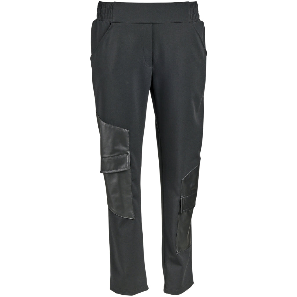 My Soul STRETCH PANTS WITH DETAILS Pants Black