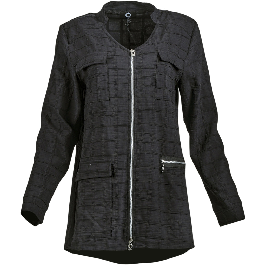 My Soul BUBBLE JACKET WITH ZIPPER DETAILS Jacket Black