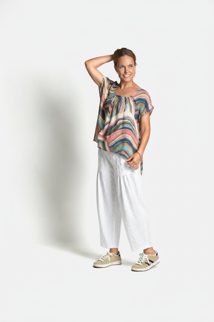 PRINT TOP - Wave