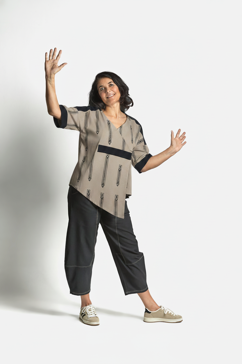 JERSEY TOP - Khaki