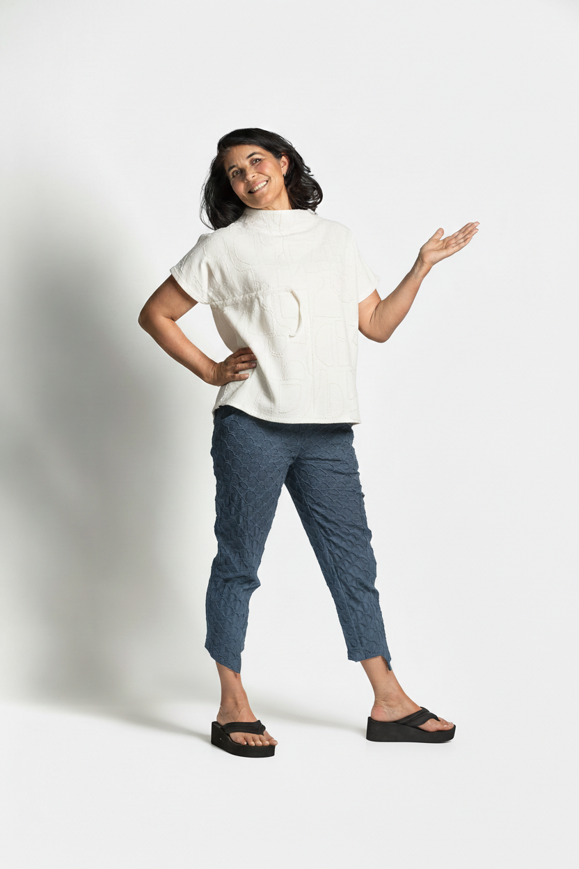 BUBBLE PANTS - Blue