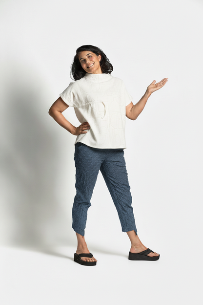 BUBBLE PANTS - Blue