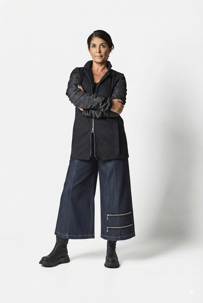 STRETCH PANTS - Blue
