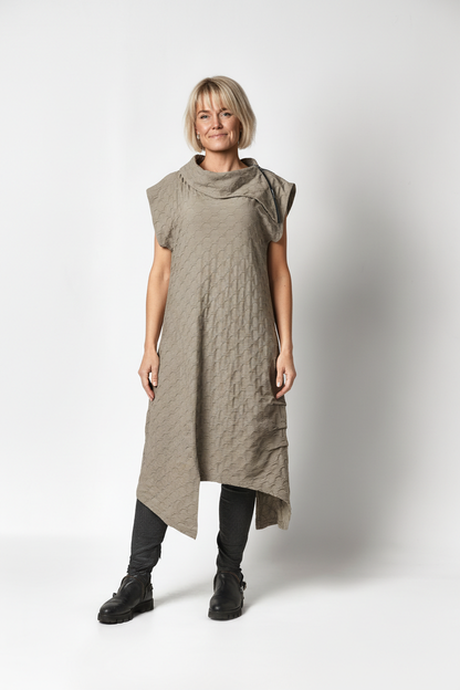 BUBBLE DRESS - Khaki