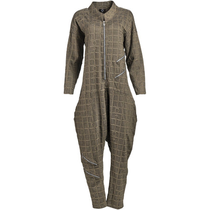My Soul BUBBLE JUMPSUIT WITH ZIPPER DETAILS Jumpsuit Army