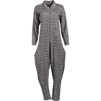 My Soul BUBBLE JUMPSUIT WITH ZIPPER DETAILS Jumpsuit Grey
