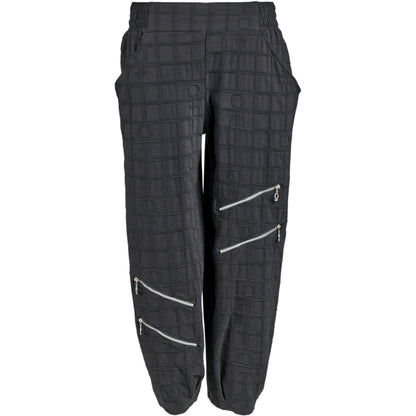 My Soul BUBBLE PANTS WITH ZIPPER DETAILS Pants Black