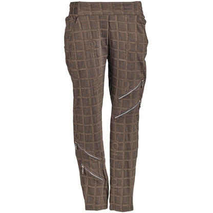 My Soul BUBBLE PANTS WITH ZIPPER DETAILS Pants Brown