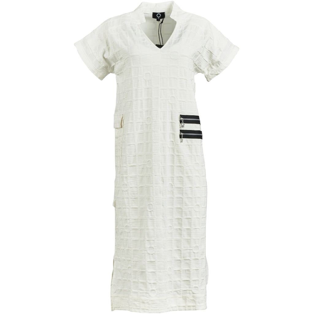 My Soul BUBBLE DRESS WITH ZIPPER DETAILS Dress Off-white