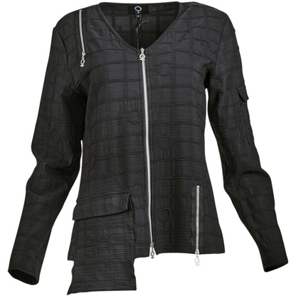 My Soul Bubble jacket with pocket and zipper details Jacket Black