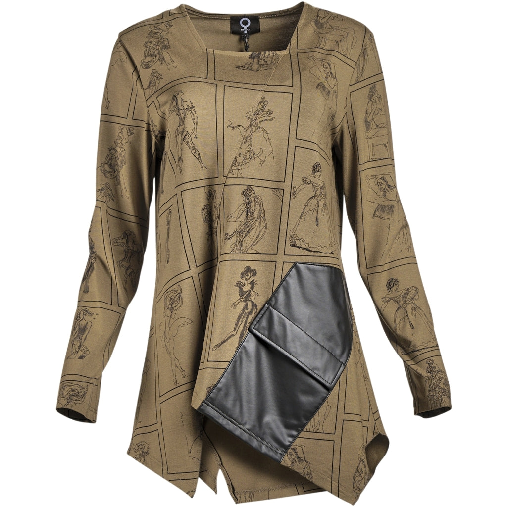 My Soul CARTOON LONGSLEEVE T-SHIRT WITH DETAILS T-shirt Army