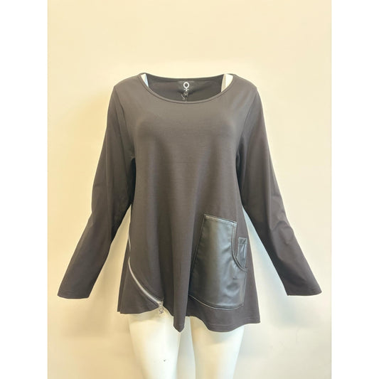 My Soul CARTOON TUNIC WITH DETAILS Tunic PLAIN BLACK