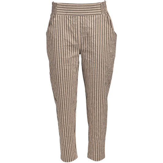 My Soul CRINCLE PANTS Pants Sand