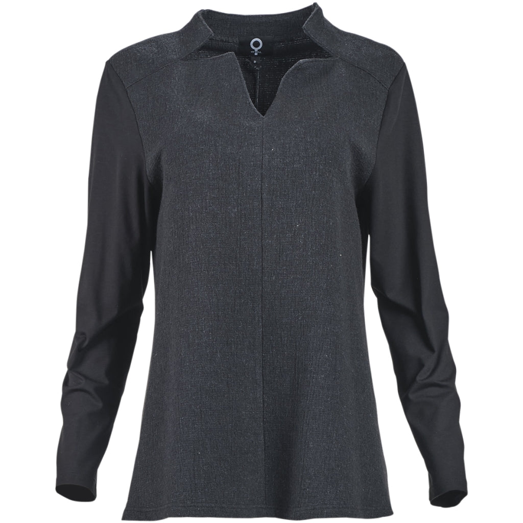 My Soul Crincle Blouse Black
