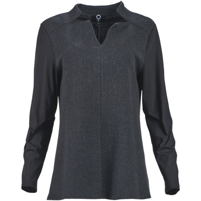 My Soul Crincle Blouse Black