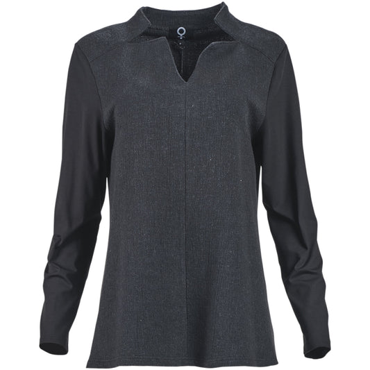 My Soul Crincle Blouse Black