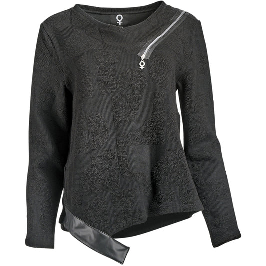 My Soul DOUBLE LONGSLEEVE T-SHIRT WITH DETAILS T-shirt Black