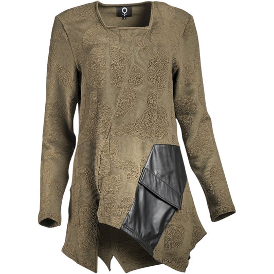 My Soul DOUBLE LONGSLEEVE T-SHIRT WITH DETAILS T-shirt Army