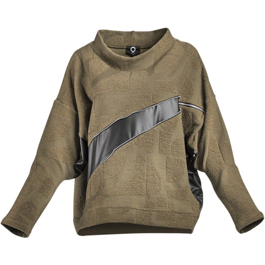 My Soul DOUBLE LONGSLEEVE T-SHIRT WITH ZIPPER T-shirt Army