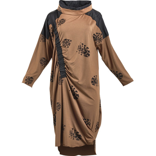 My Soul Dress with print Dress Cognac