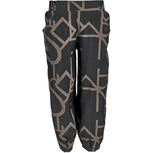 My Soul GRAPHIC PANTS Pants Black/Brown