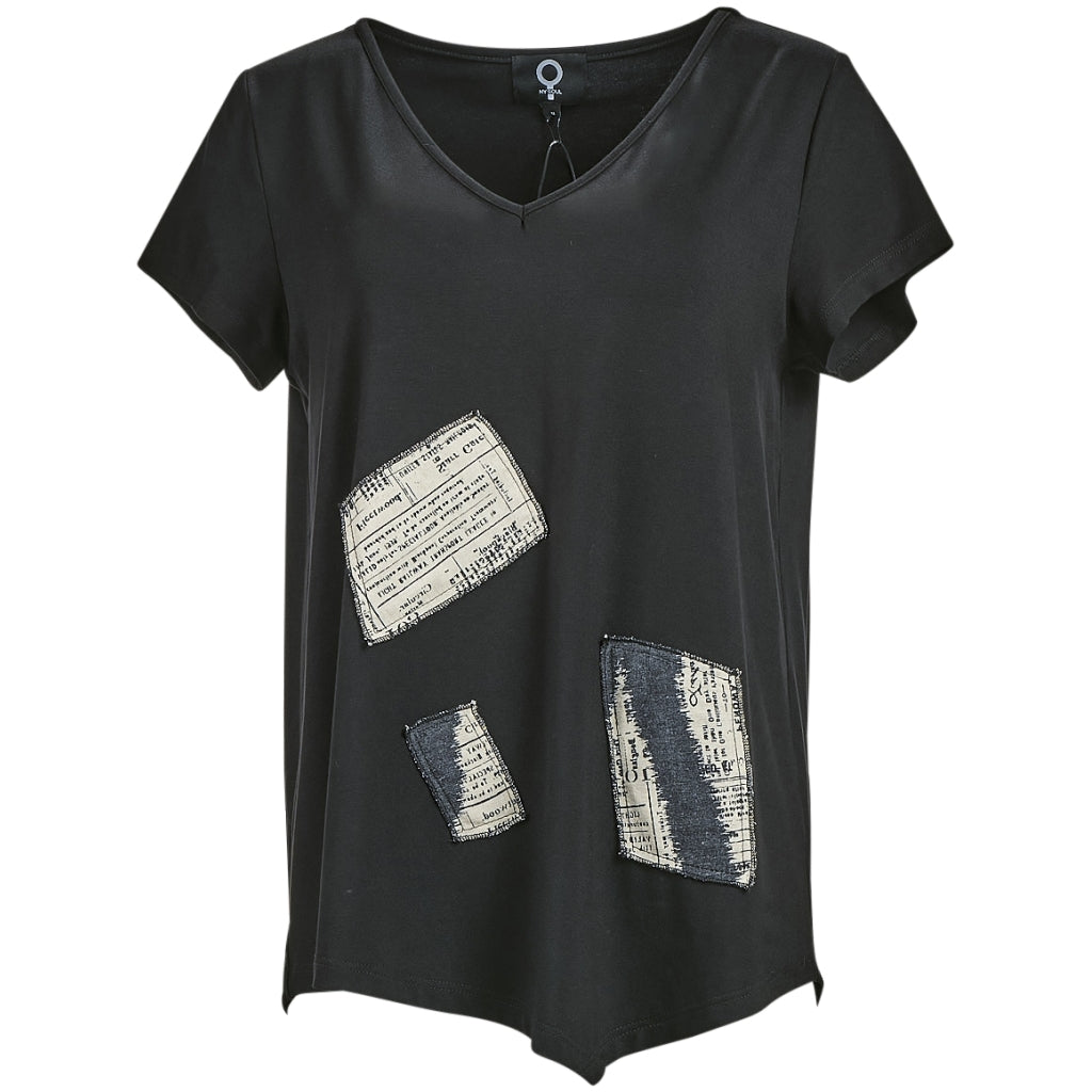 My Soul LETTERS MIX T-SHIRT T-shirt Black