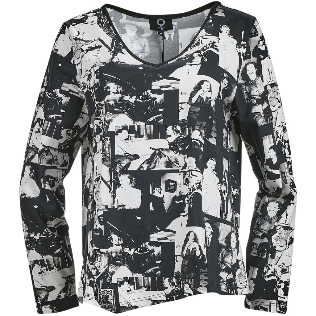 My Soul OLDIES T-SHIRT T-shirt Black/White
