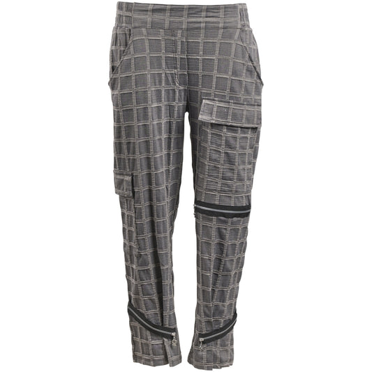 My Soul Pants in "Bubble" fabric with zippers Pants Grey