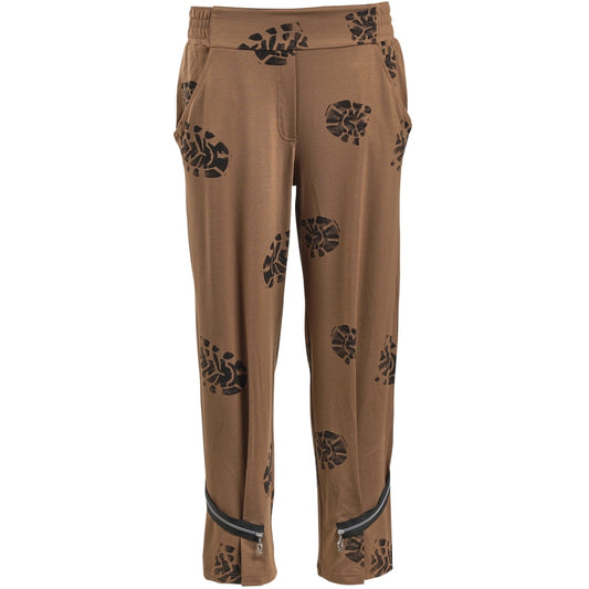 My Soul Pants with zipper details Pants Cognac