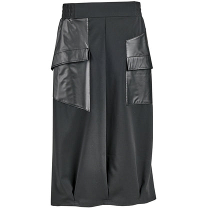 My Soul STRETCH SKIRT WITH DETAILS Skirt Black