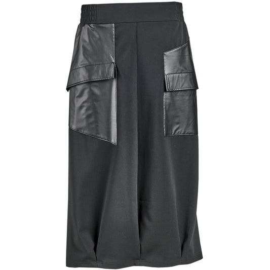 My Soul STRETCH SKIRT WITH DETAILS Skirt Black