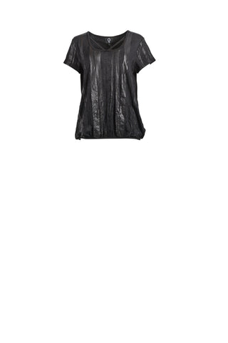 My Soul T-shirt with leather look T-shirt