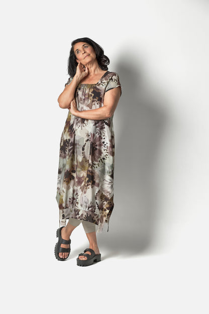 PRINT DRESS - Camouflage