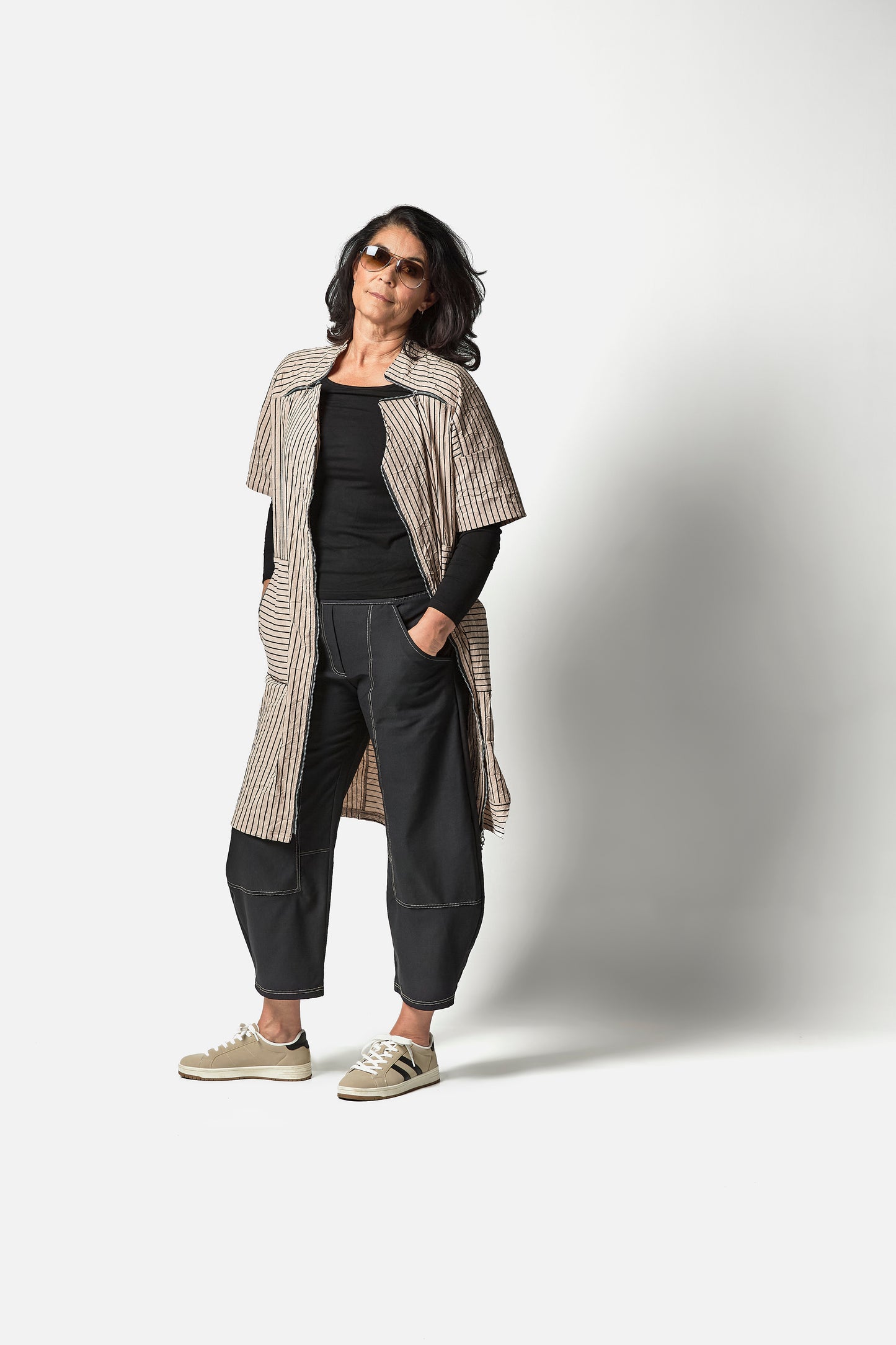 STRETCH PANTS - Black