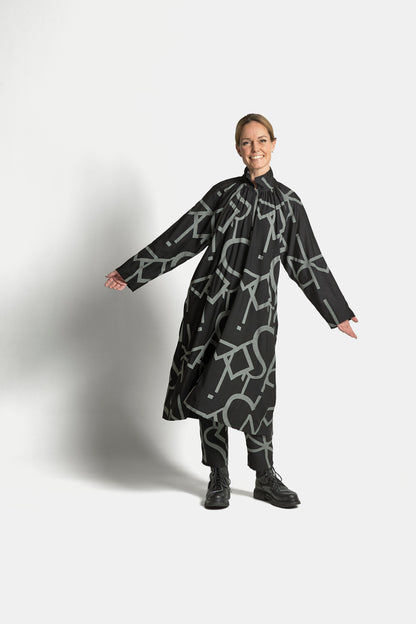GRAPHIC JACKET - Black/Grey