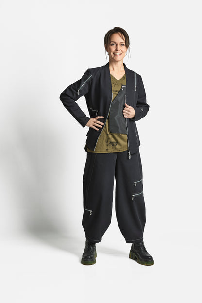 STRETCH PANTS - Black