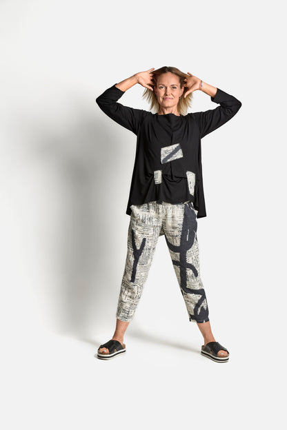 LETTERS PANTS - Sand